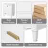 Chic Crate-24" Modern Bathroom Vanity – Sink & Deep Drawer | 2-Tier Pull-Out Basket | Solid Wood Frame | White - 4 of 4