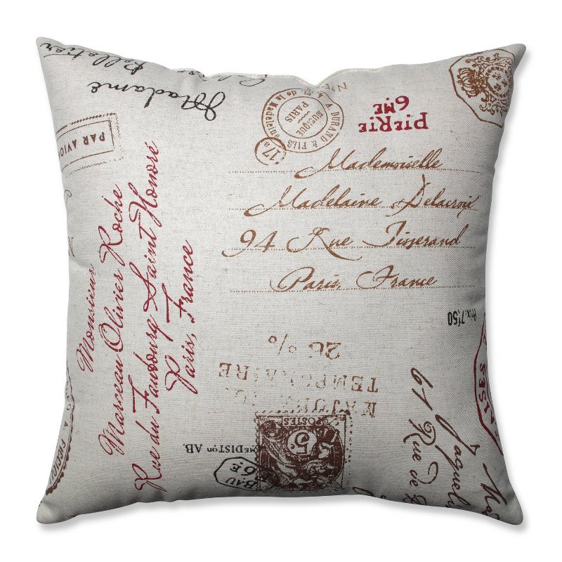 French Postale Throw Pillow Collection - Pillow Perfect, 1 of 6