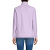 Lands' End Women's Embossed Quarter Zip Fleece Pullover - 2 of 4