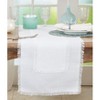 Saro Lifestyle Table Runner with Fringe Design - 3 of 3