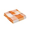 Kate Aurora Autumn Harvest Spice Thanksgiving Buffalo Plaid Farmhouse Accent Throw Blanket - 50" x 70" - 2 of 4