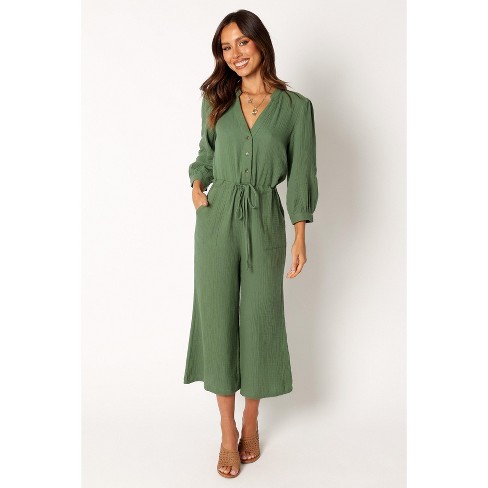 Green jumpsuit hot sale target