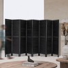 Wooakway Wood Room Dividers 5.6Ft Tall and Folding Privacy Screens for Home, Office - 3 of 4