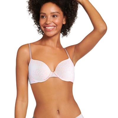 Jockey Women's Smooth & Sleek Microfiber Demi Coverage Underwire T-Shirt Bra