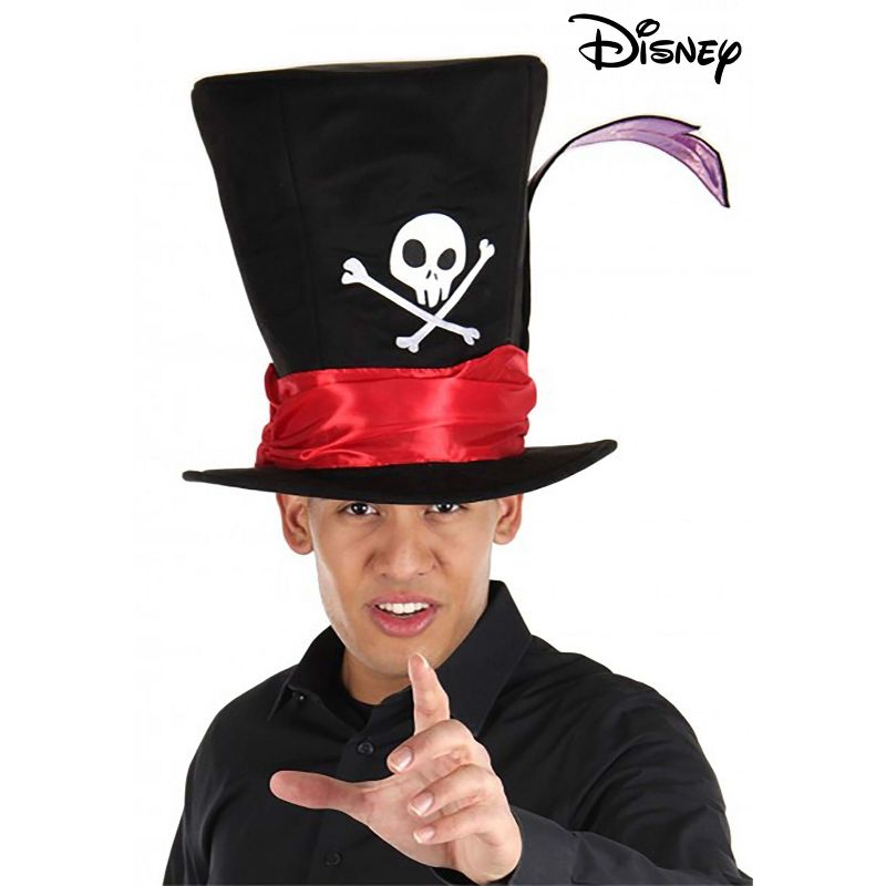 HalloweenCostumes.com    Disney The Princess and the Frog Dr. Facilier Villain Hat, Black/Red/Pink, 3 of 4
