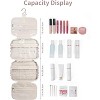 Narwey Hanging Floral Toiletry Bag for Women Travel Makeup Bag - 3 of 3