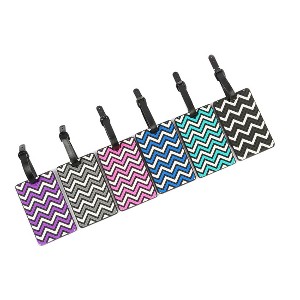 Unique Bargains Identifiers Bag Name Address ID Suitcase PU Leather Label Travel Luggage Tag - 1 of 4