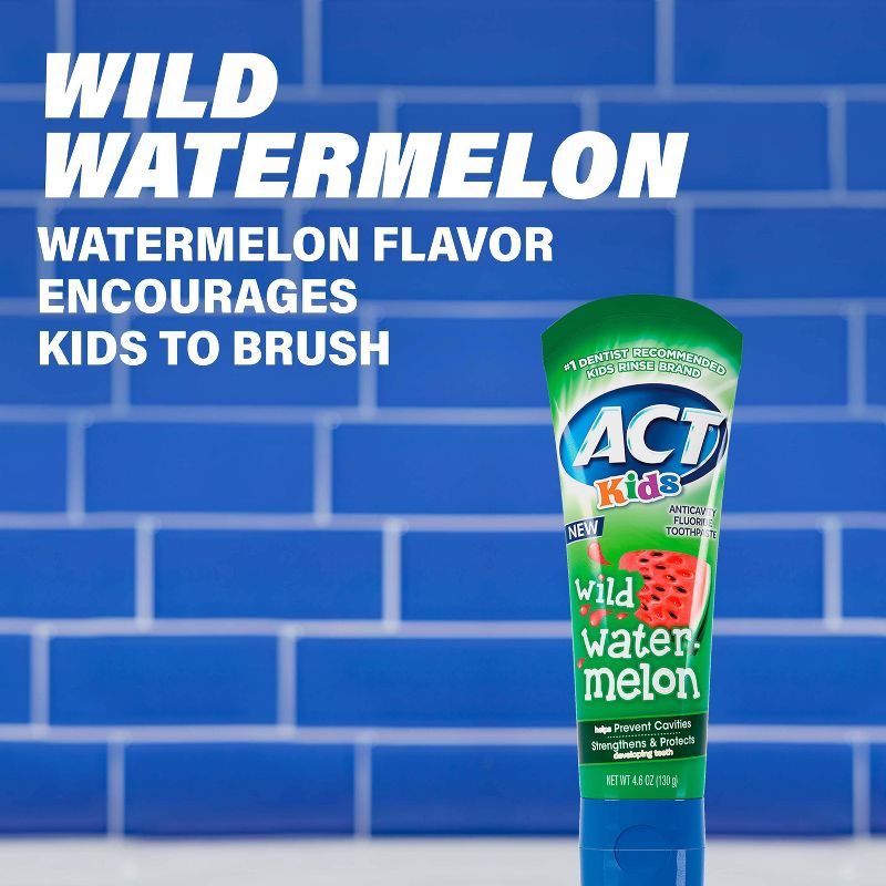ACT Kids&#39; Wild Toothpaste - Watermelon - 4.6oz, 5 of 8