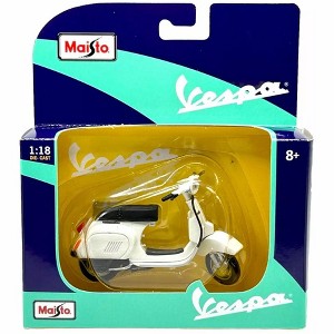 Maisto Vespa Scooter Automatica White 1:18 - 1 of 2