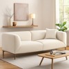 GDFStudio Kora Modern 82.68'' 3-Seater Boucle Upholstered Sofa with 2 Pillows - 4 of 4