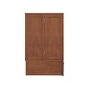 Keloyid Haimyy Solid Wood Frame Queen Murphy Bed Chest with Built-in Charger and 2 Strong Drawer - 4 of 4