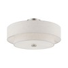 Livex Lighting Claremont 4 - Light Semi-Flush Mount in  Brushed Nickel - 2 of 4