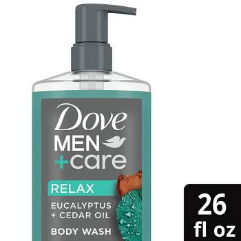 Dove Men+Care Relax Plant Based Body Wash - Eucalyptus & Cedar Oil - 26 fl oz