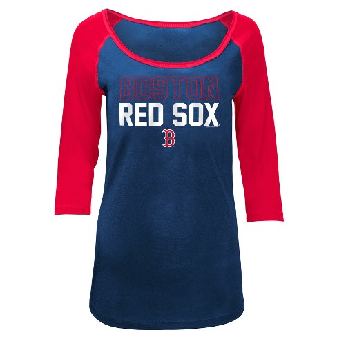 Mlb Boston Red Sox Girls' Henley Team Jersey : Target