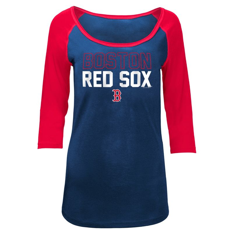 MLB Boston Red Sox Women's Play Ball Fashion Jersey, 1 of 2