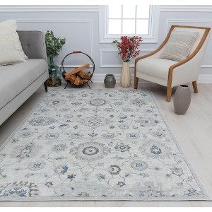Rugs America Silas Abstract Vintage Area Rug - 1 of 4