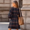 Women's Plaid Mini Dress - Cupshe - 3 of 4
