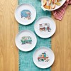 The Lakeside Collection Set of 4 Melamine Camper Dinner Plates - 2 of 2