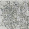 HomeRoots 10' Gray And Ivory Abstract Distressed Runner Rug - 4 of 4