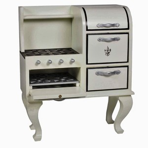 The Queen's Treasures 18 Inch Doll 1930's Style Wooden Stove & Oven - 1 of 4