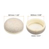 Unique Bargains Formed Felt Smooth Furniture Tile Floors Round Sliding Pads 20 Pcs - 2 of 4