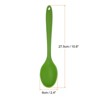 Unique Bargains Silicone Heat Resistant Cooking Utensil Mixing Spoons 2 Pcs - 2 of 3