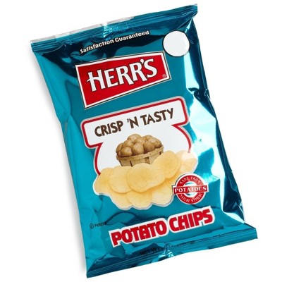Herr's Crisp 'N Tasty Potato Chips - 1 Oz Bag (Pack of 7)