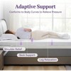 2 Inch Gel Foam Mattress Topper, Twin Size, Ventilated, Removable Cover, CertiPUR - US Certified - 3 of 4