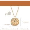 14K Gold Plated Ocean Coin Necklace - Adjustable Boho Chain, Summer CZ Pendant Necklace for Women - 4 of 4