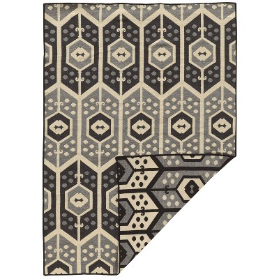 5'x8' Salonika Veria Rug Off White/Gray - Linon