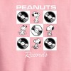 Boys' - Peanuts - Snoopy Vinyl Graphic Long Sleeve Fleece Sweatshirt - 2 of 4