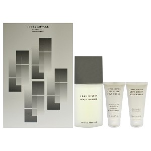 Leau Dissey Pour Homme by Issey Miyake for Men - 3 Pc Gift Set 4.2oz EDT Spray, 1.6oz Shower Gel, 1.6oz After Shave - 1 of 4