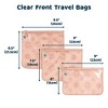 Tiny Twinkle 3-Pack Airline Compliant Travel Bags with Zipper Closure, Clear Front Pouch, Diaper Bag, Toiletry/Cosmetics Organizer - 2 of 4