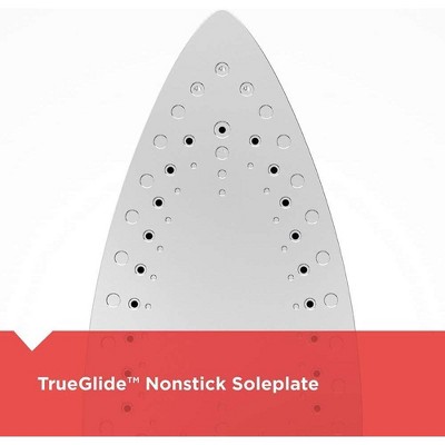 Navy Stainless Steel Steam Iron with Retractable Cord