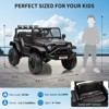 Kids Electric Ride On Truck 12V with Remote Ride On Toy Gift for Boys & Girls Bluetooth Music Player LED Lights - 2 of 4