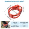 Unique Bargains Aluminum Alloy Quick-Release Mountain Road Bike Seat Post Clamp - 2 of 4
