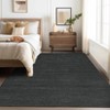 Solid Color Rug Modern Washable Rug for Living Room, Minimalist Plain Carpet with Non Slip TPR Backing - 3 of 4