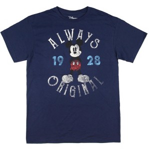 Disney Men's Mickey Mouse Vintage Distressed Always Original 1928 T-Shirt - 1 of 3