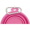 FFDPET Silicone Travel Bowl for Dogs & Cats Medium 26.5oz - Pink - 4 of 4