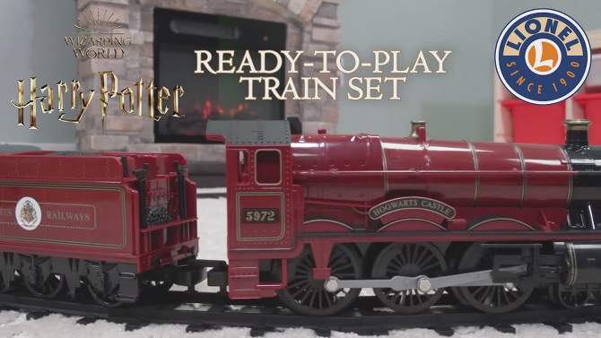 Lionel 711960 Harry Potter Hogwarts Express Battery Powered Ready to Play Model Train Set with Remote, 2 of 10, play video