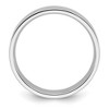 Black Bow Jewelry 4mm to 6mm Platinum Polished Flat Comfort Fit Band - 2 of 4