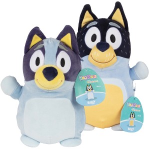 Squishmallows 10" Bluey HugMees 2-Pack Plush - Bluey and Bandit - Officially Licensed Jazwares Dog Stuffed Animals - Great Gift for Kids and Fans! - 1 of 4