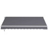 Resenkos Patio Awning, Outdoor Sun Shade Shelter Cover Awnings,12' x 10' Retractable Awning Patio Awnings Sun Shade Shelter with Manual Crank Handle, - 3 of 4