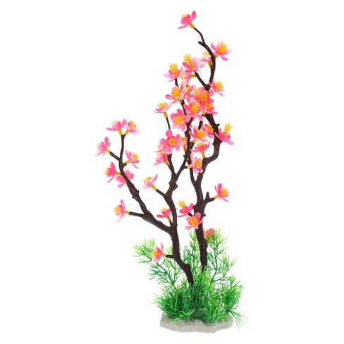 bibliotheek een miljoen bundel Unique Bargains Fish Tank Aquarium Decorations Plants Pvc Plants For  Aquarium 12.80" 1pcs Pink : Target