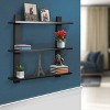 Sorbus 3 Tier Decorative Floating Wall Shelf - for Books, Trophies, Wall Decor, Kitchen, Living Room & Bathroom Decor - 3 of 4