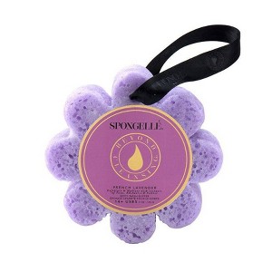 Spongelle Daisy Flower Collection Bath Sponges - French Lavender - 1 of 4