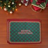 Unique Bargains Christmas Place Mats Linen Red Yellow 13"x17.7" 2 Pcs - 2 of 4