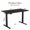 Sweetcrispy 63 Inches Electric Standing Desk with Memory Preset and T - Shaped Metal Bracket - Ergonomic Height Adjustable Desk for Home Office - 2 of 4