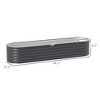 Aghana Digitals Dark Gray Galvanized Steel Raised Garden Bed: Modular Metal Planter with Safety - 3 of 4