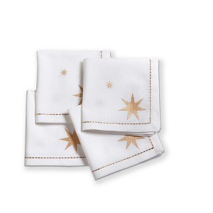 tag Starlight Cocktail Napkin S/4 - 1 of 2